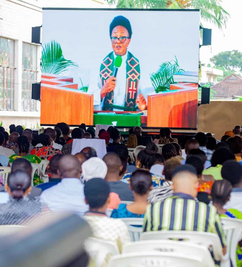 MOBO LED screen trailer in African Church Gospel events