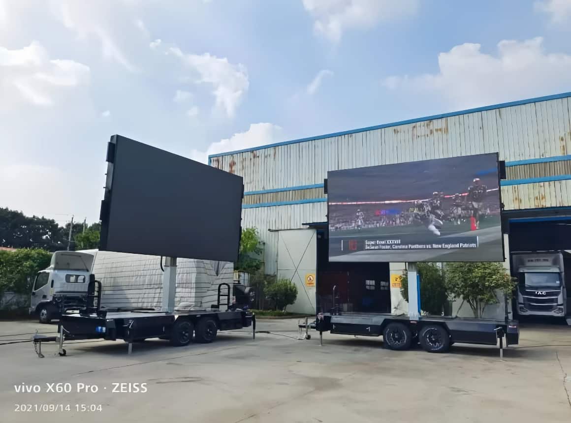 MOBO rental LED screen trailer