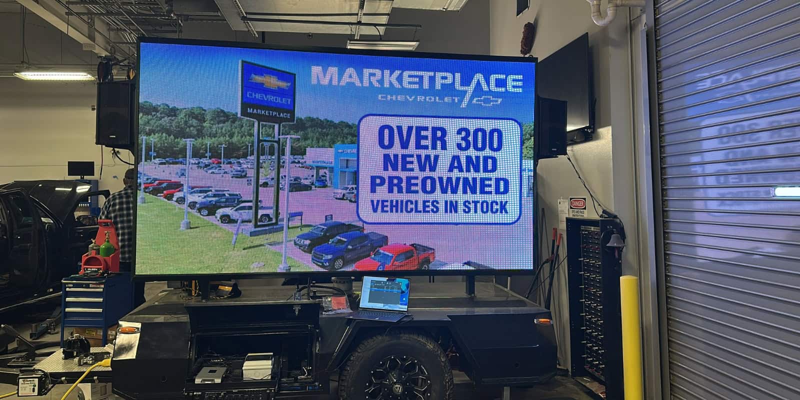 LED trailer promoting your brand