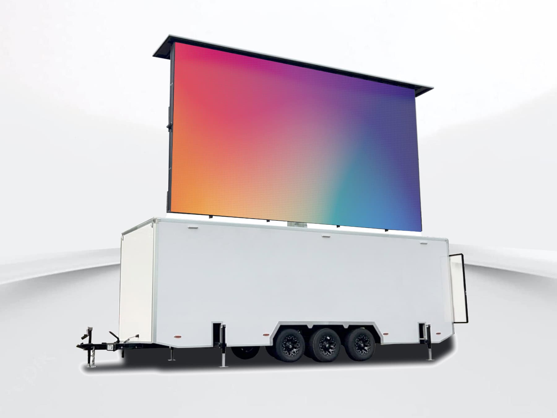 MOBO MB-28E mobile enclosed LED screen trailer