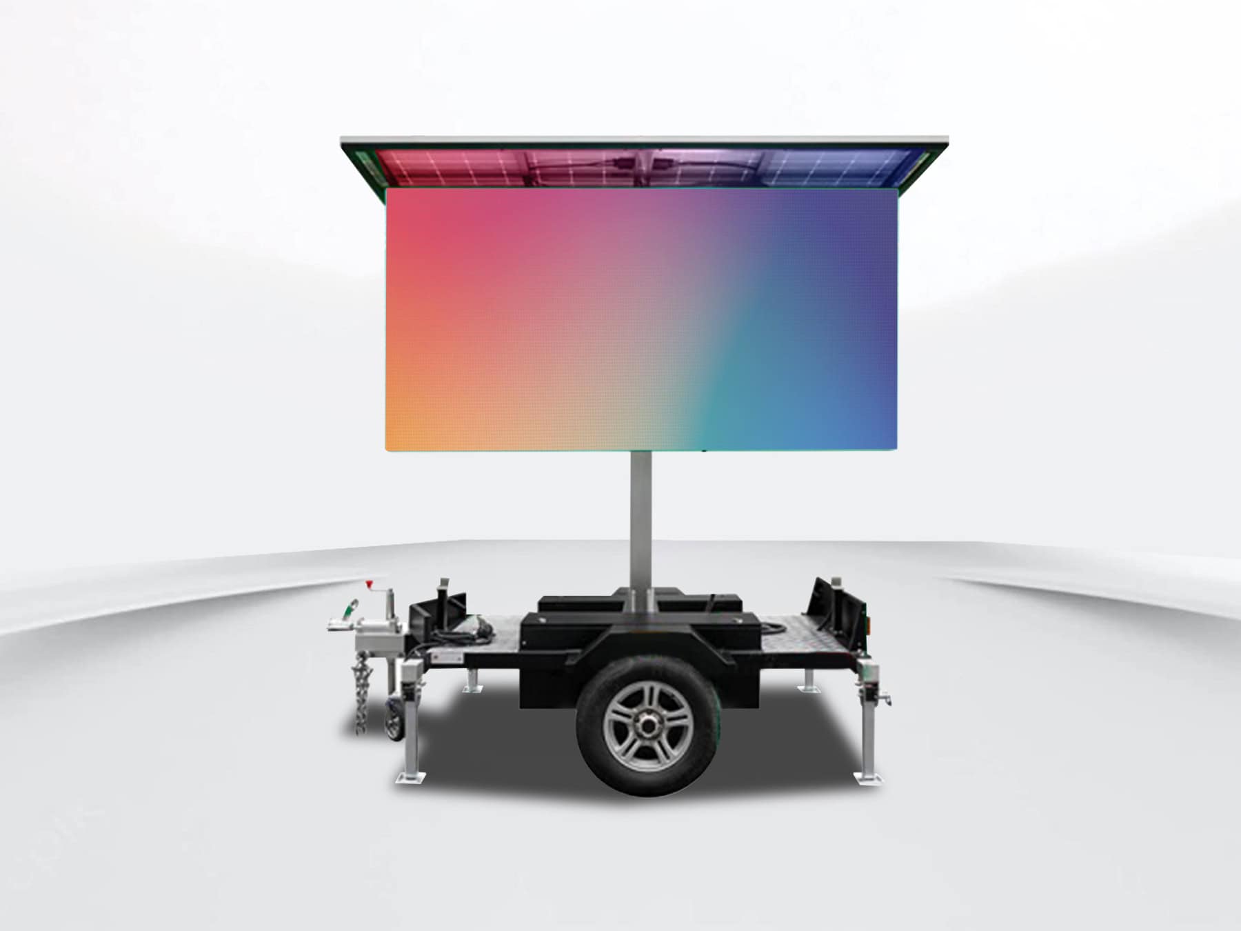 MOBO SAT-3 Solar power LED advertising trailer
